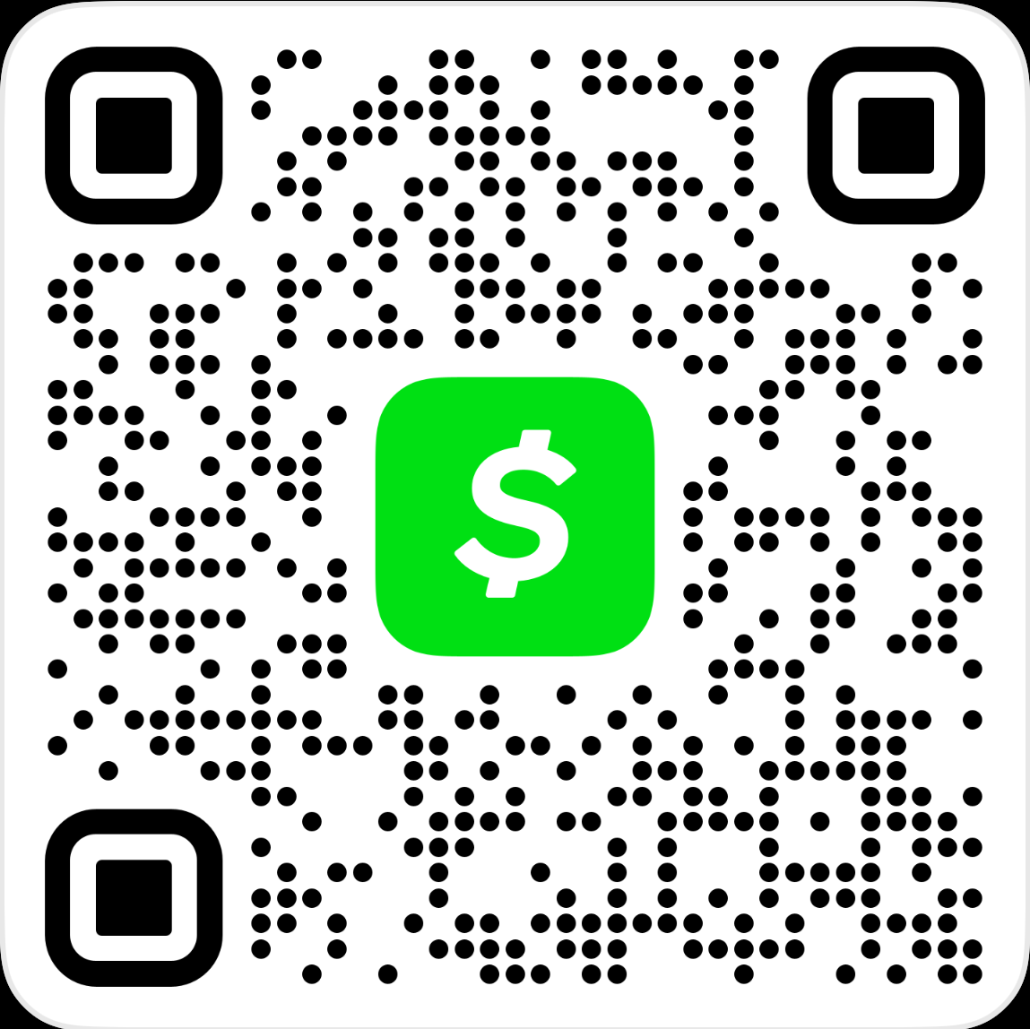 Cash App QR code for $atlaspeptidesupply