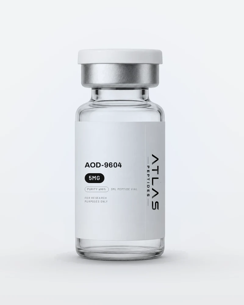 AOD-9604 5 mg research vial, Atlas Peptides