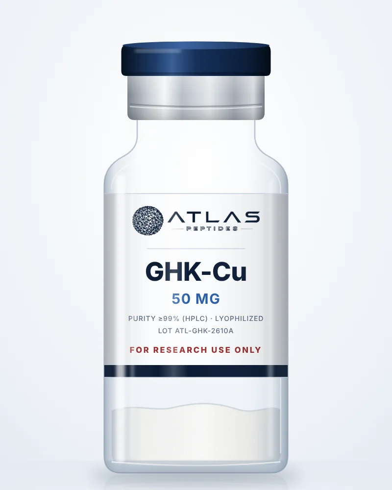 GHK-Cu 50 mg research vial, Atlas Peptides