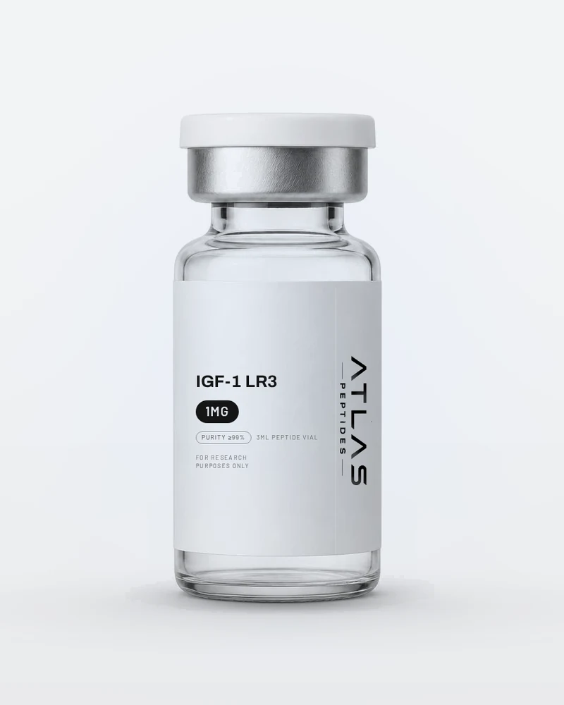 IGF-1 LR3 1 mg research vial, Atlas Peptides