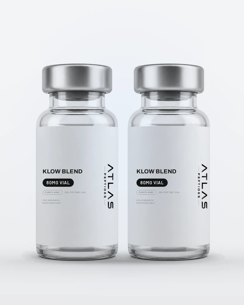 GHK-Cu / TB-500 / BPC-157 / KPV Blend 80 mg vial research vial, Atlas Peptides