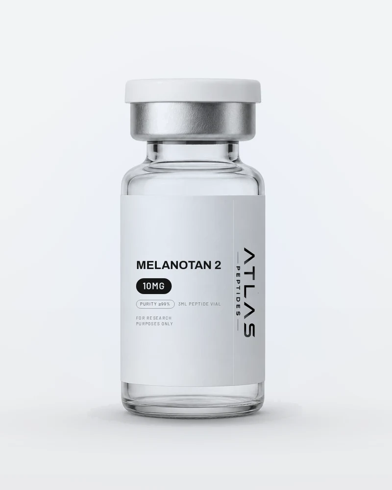 Melanotan II 10 mg research vial, Atlas Peptides