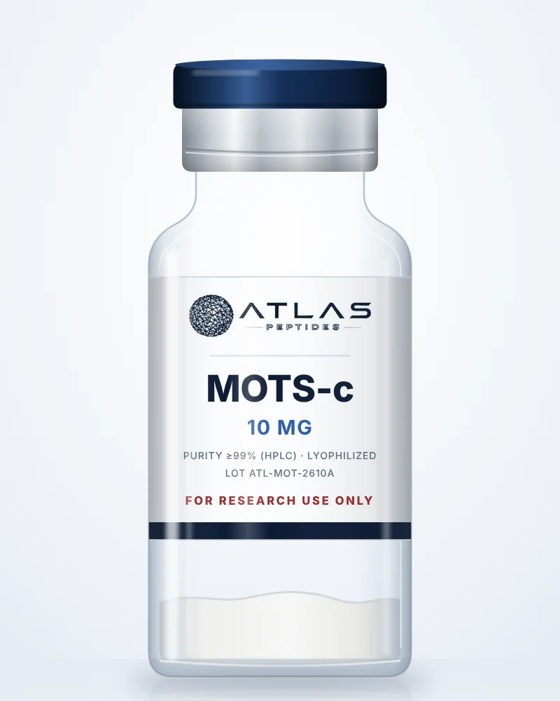 MOTS-c 10 mg research vial, Atlas Peptides