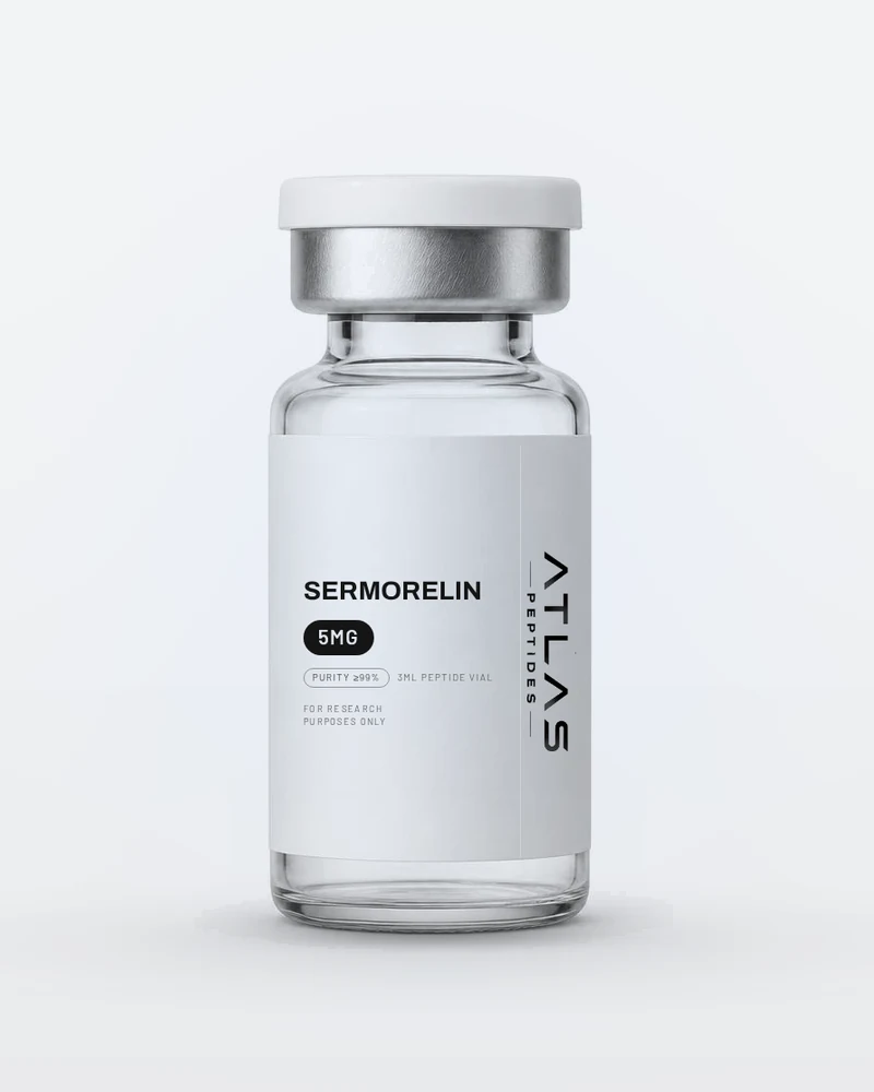 Sermorelin 5 mg research vial, Atlas Peptides