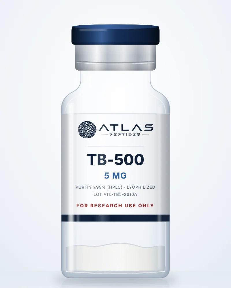 TB-500 5 mg research vial, Atlas Peptides