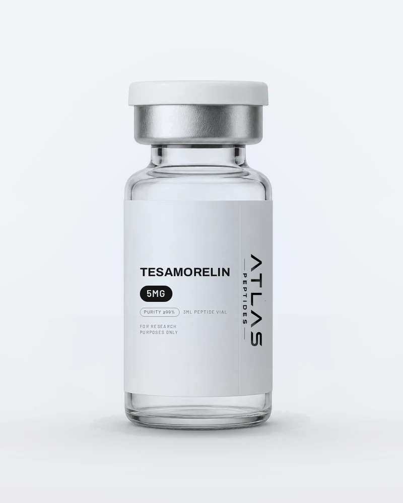 Tesamorelin 5 mg research vial, Atlas Peptides